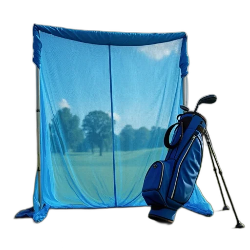 umbrella, blue, golf, practice transparent PNG cut-out