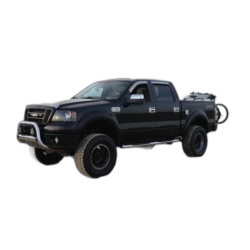 car, black, ford, f-150 transparent PNG cut-out