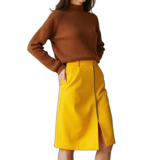 dress, jacket, staff, 3d render transparent PNG cut-out