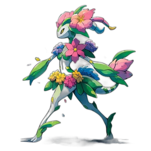 flower, creature, dress, animal transparent PNG cut-out