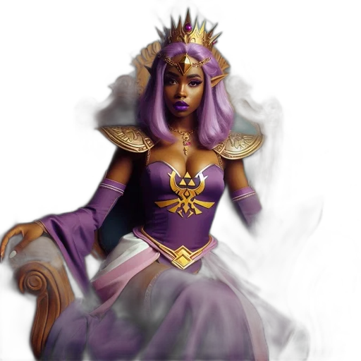 crown, jewelry, dress, fantasy art transparent PNG cut-out