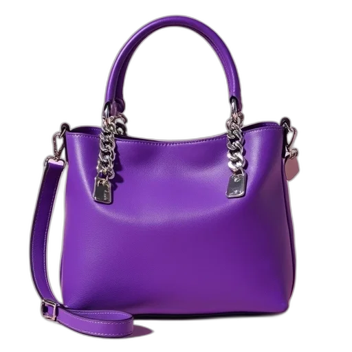 colorful, purple, stella, bag transparent PNG cut-out