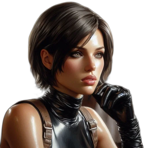 face, jacket, photorealistic, fantasy art transparent PNG cut-out
