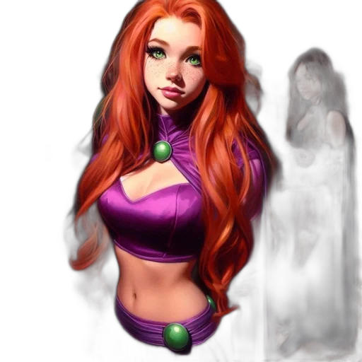 dress, fantasy art, concept art, comic book art transparent PNG cut-out