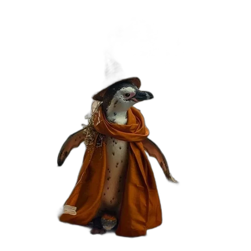 staff, hat, creature, animal transparent PNG cut-out