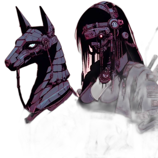 mask, creature, dragon, robot transparent PNG cut-out