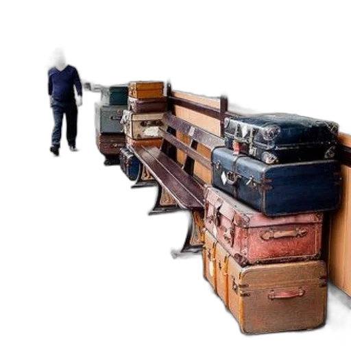 furniture, staff, man, walks transparent PNG cut-out
