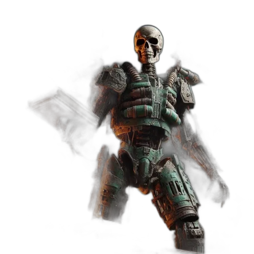 robot, weapon, face, mask transparent PNG cut-out