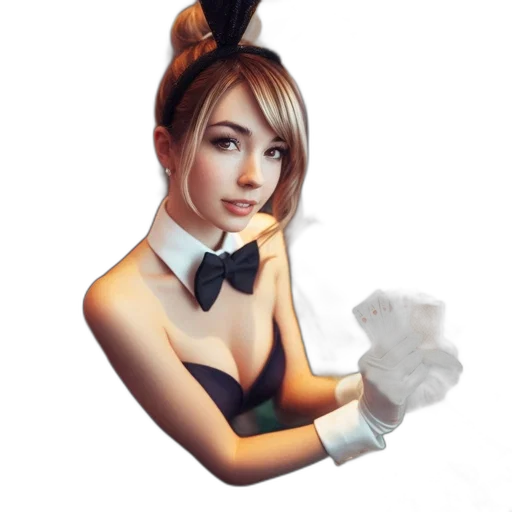 staff, dress, hat, mask transparent PNG cut-out
