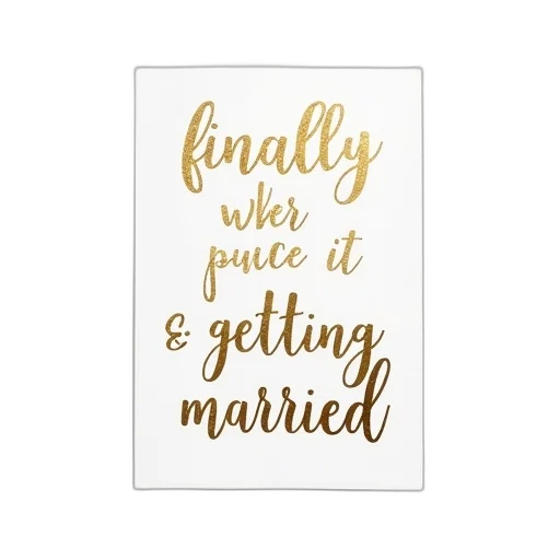 gold, foil, wedding, invitation transparent PNG cut-out