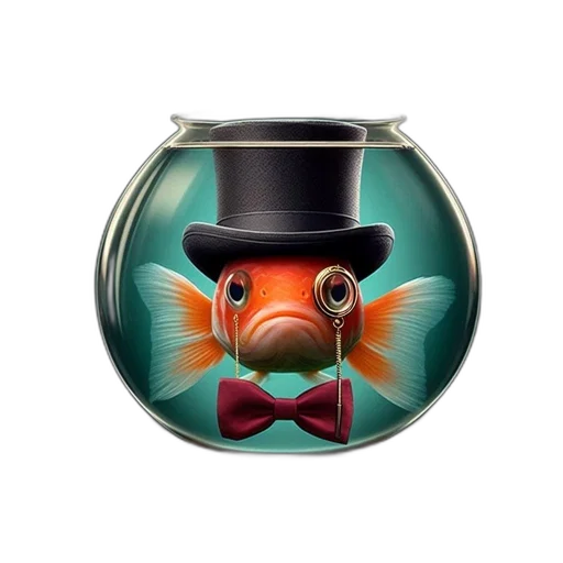 mask, hat, 3d render, underwater transparent PNG cut-out