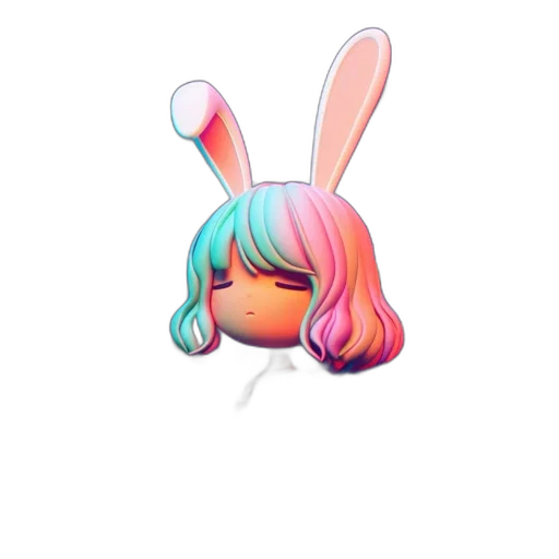 hair, hat, creature, pixel art transparent PNG cut-out