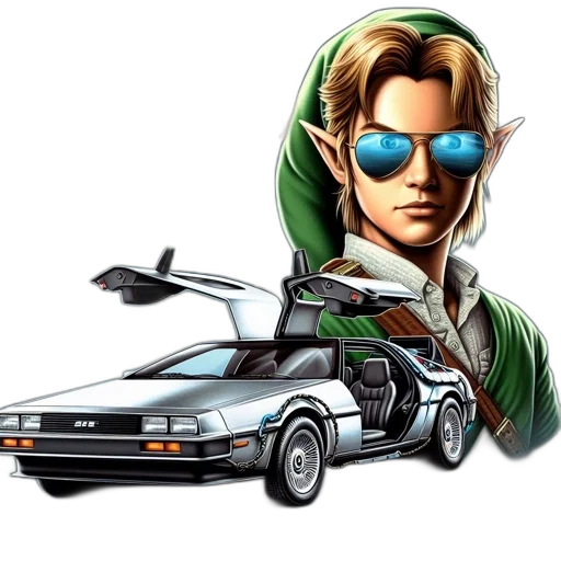 car, jacket, concept art, comic book art transparent PNG cut-out