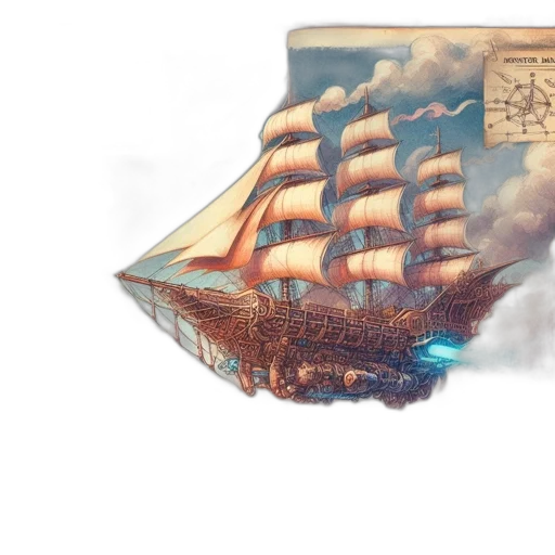 dragon, concept art, fantasy art, watercolor transparent PNG cut-out