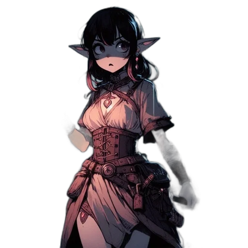 dress, staff, weapon, sword transparent PNG cut-out