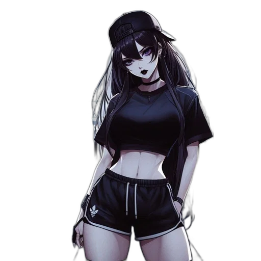 jacket, dress, staff, creature transparent PNG cut-out
