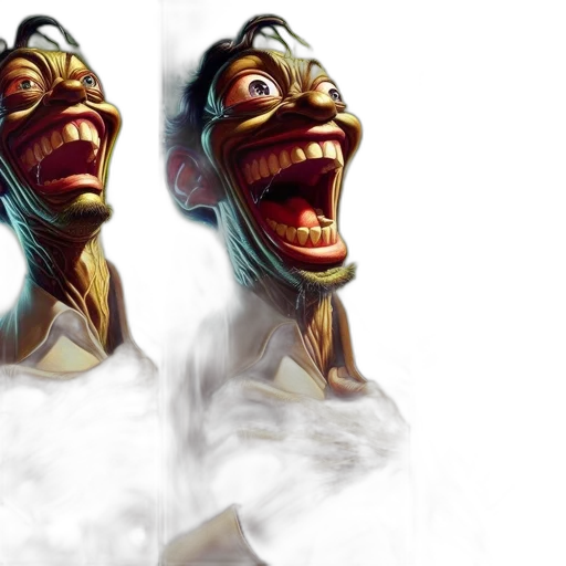 mask, face, creature, concept art transparent PNG cut-out