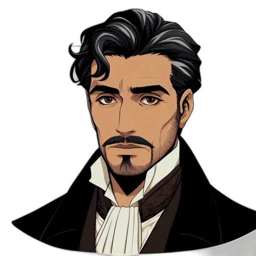 face, staff, comic book art, cartoon transparent PNG cut-out