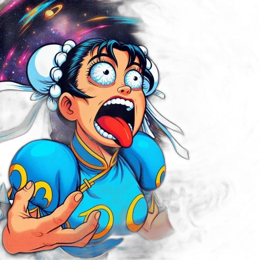 comic book art, concept art, anime, fantasy art transparent PNG cut-out