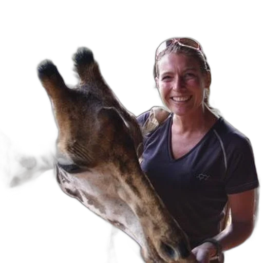 staff, animal, creature, woman transparent PNG cut-out