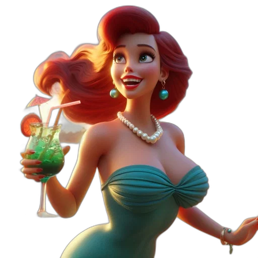 dress, concept art, 3d render, fantasy art transparent PNG cut-out