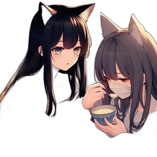 food, mask, staff, anime transparent PNG cut-out
