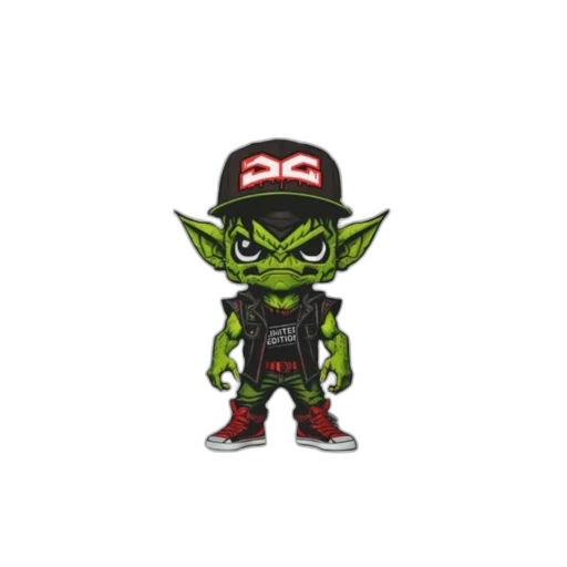 hat, staff, creature, pixel art transparent PNG cut-out