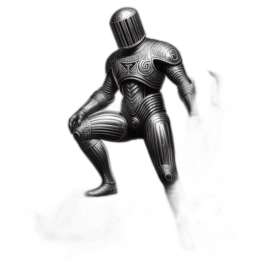 robot, sword, weapon, mask transparent PNG cut-out