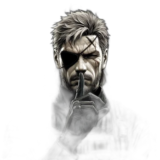 face, comic book art, concept art, photorealistic transparent PNG cut-out