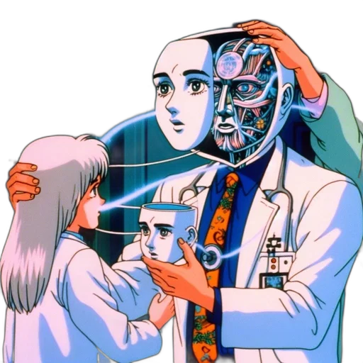 robot, mask, face, creature transparent PNG cut-out