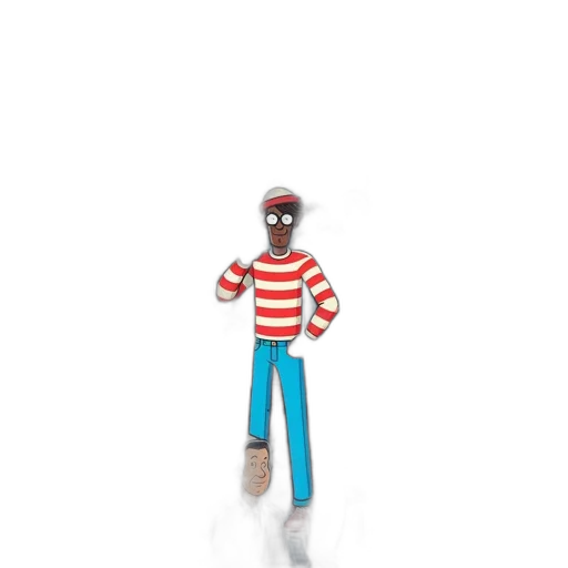 hat, staff, jacket, robot transparent PNG cut-out