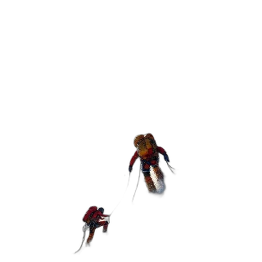 creature, animal, staff, weapon transparent PNG cut-out