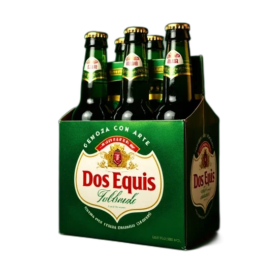 bottle, 3d render, six-pack, dos transparent PNG cut-out