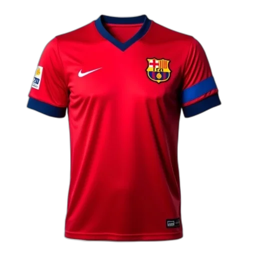 red, soccer, jersey, word transparent PNG cut-out