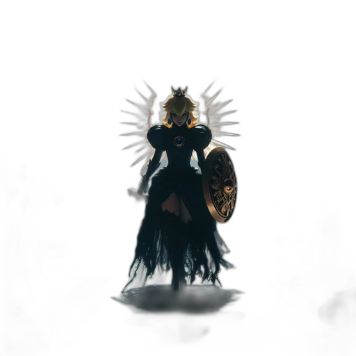 crown, dress, mask, creature transparent PNG cut-out