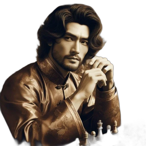jacket, crown, face, hair transparent PNG cut-out