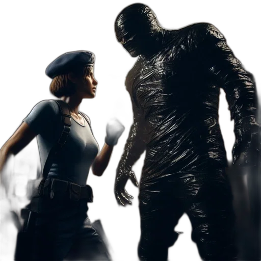 concept art, comic book art, 3d render, dimly transparent PNG cut-out
