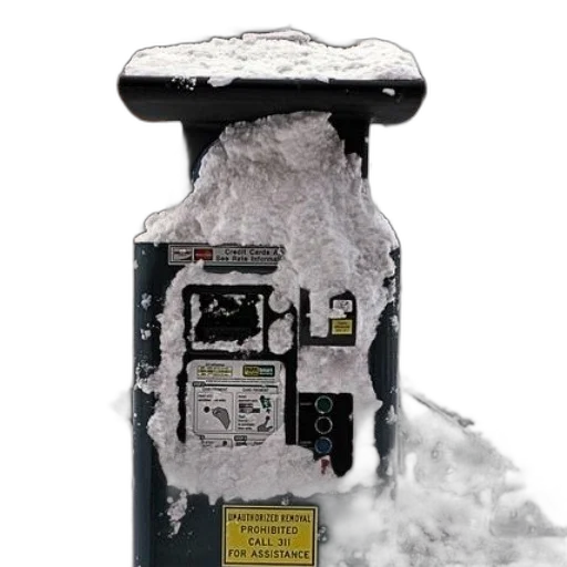 robot, staff, weapon, snow transparent PNG cut-out