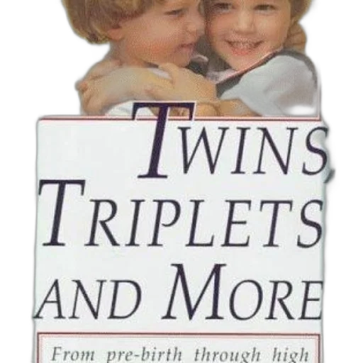book, cover, titled, twins transparent PNG cut-out