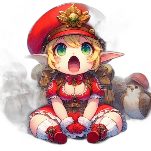 staff, dragon, hat, weapon transparent PNG cut-out