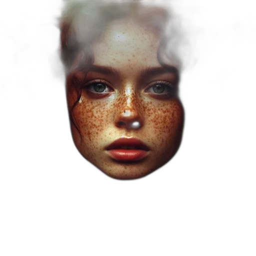 face, mask, crown, creature transparent PNG cut-out