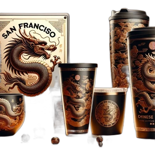 3d render, photorealistic, chinese, dragon-themed transparent PNG cut-out