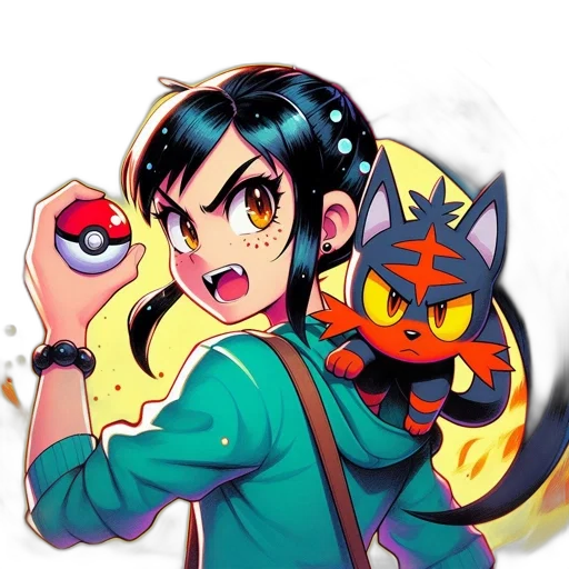 staff, dragon, weapon, anime transparent PNG cut-out