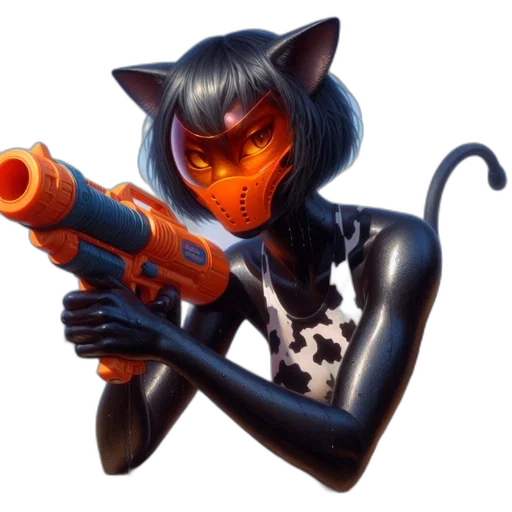 weapon, animal, mask, creature transparent PNG cut-out