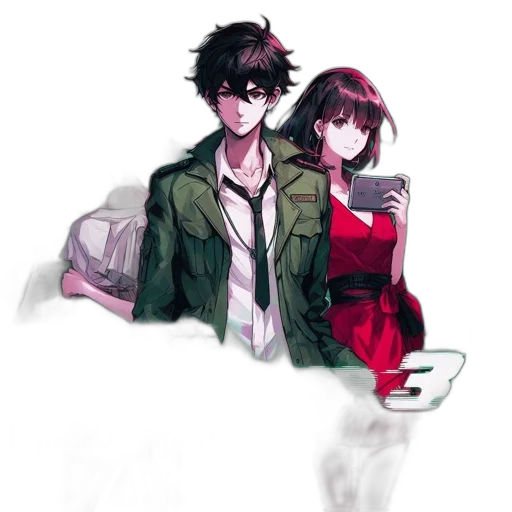 dress, jacket, watercolor, anime transparent PNG cut-out