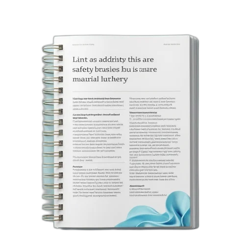 brochure, features, same, safety transparent PNG cut-out