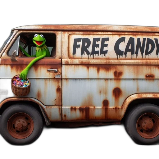 car, old, rusted, van transparent PNG cut-out