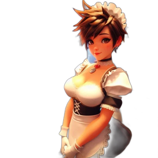 dress, staff, crown, robot transparent PNG cut-out