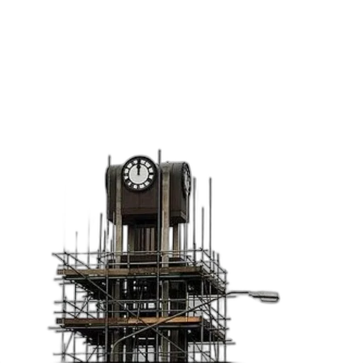 building, robot, staff, bottle transparent PNG cut-out