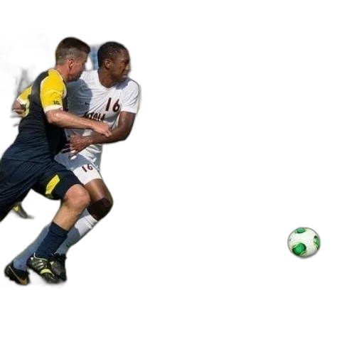 concept art, photorealistic, pixel art, soccer transparent PNG cut-out
